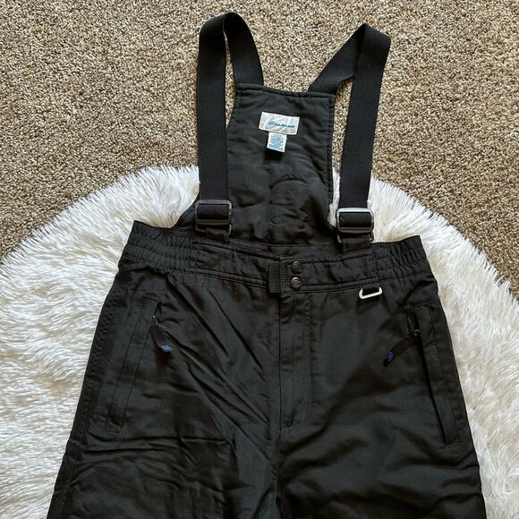 Slalom Overall Snow Pants Black Unisex Youth Size Large - Picture 9 of 12